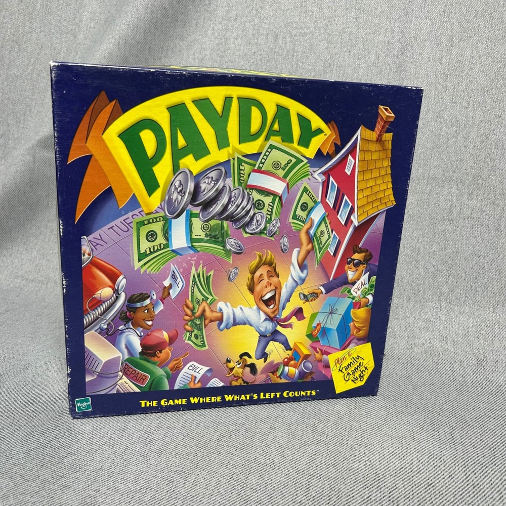 Parker Brothers PayDay Board Game 2000 Edition Family Strategy Finance Game